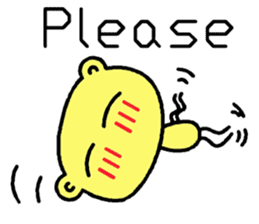 The dog is a English learning beginner sticker #7979410