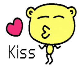 The dog is a English learning beginner sticker #7979411