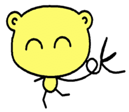 The dog is a English learning beginner sticker #7979418