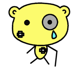 The dog is a English learning beginner sticker #7979420