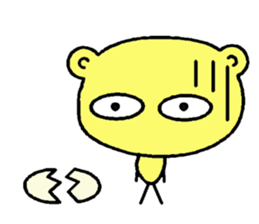 The dog is a English learning beginner sticker #7979422