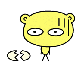 The dog is a English learning beginner sticker #7979422