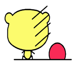 The dog is a English learning beginner sticker #7979423