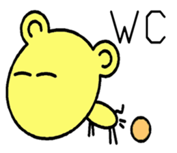 The dog is a English learning beginner sticker #7979424