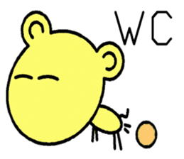 The dog is a English learning beginner sticker #7979424