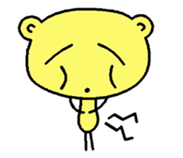 The dog is a English learning beginner sticker #7979425