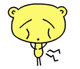 The dog is a English learning beginner sticker #7979425