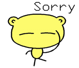 The dog is a English learning beginner sticker #7979426