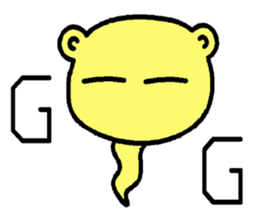 The dog is a English learning beginner sticker #7979431