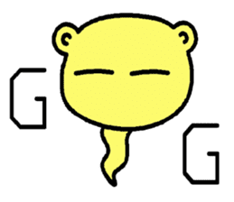 The dog is a English learning beginner sticker #7979431