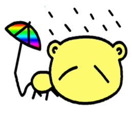 The dog is a English learning beginner sticker #7979433