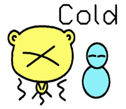 The dog is a English learning beginner sticker #7979438