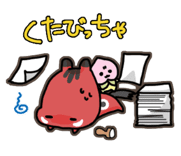 Akabeko-Bekomaru 2 sticker #7979608