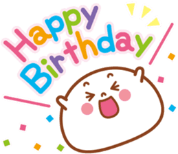 Big character of Daifuku-kun sticker #7979921