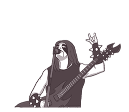 Daily Live of Black Metal sticker #7980166