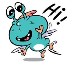 THE ALIEN BUGS sticker #7980244