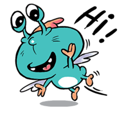 THE ALIEN BUGS sticker #7980244