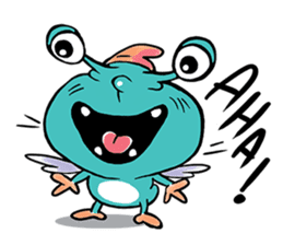 THE ALIEN BUGS sticker #7980250