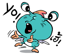 THE ALIEN BUGS sticker #7980252