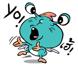 THE ALIEN BUGS sticker #7980252