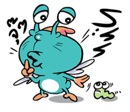 THE ALIEN BUGS sticker #7980260