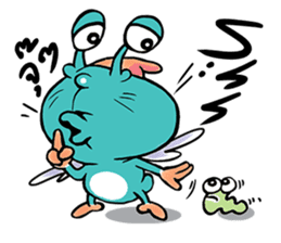 THE ALIEN BUGS sticker #7980260