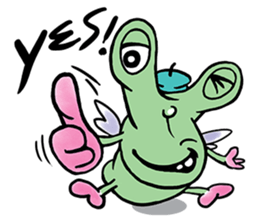 THE ALIEN BUGS sticker #7980275