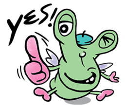 THE ALIEN BUGS sticker #7980275