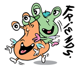 THE ALIEN BUGS sticker #7980277