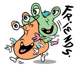 THE ALIEN BUGS sticker #7980277