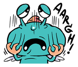 THE ALIEN BUGS sticker #7980280