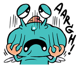 THE ALIEN BUGS sticker #7980280