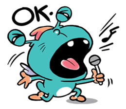 THE ALIEN BUGS sticker #7980281