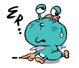 THE ALIEN BUGS sticker #7980282