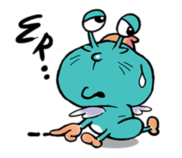 THE ALIEN BUGS sticker #7980282