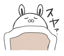 Working suit rabbit sticker #7980460