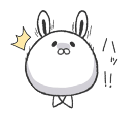 Working suit rabbit sticker #7980481