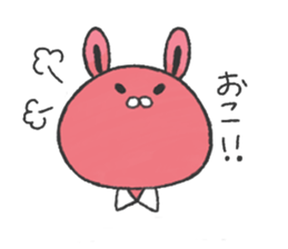 Working suit rabbit sticker #7980483