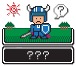 8bit RPG game style (Japanese Language) sticker #7981516