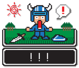 8bit RPG game style (Japanese Language) sticker #7981517