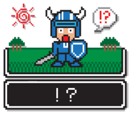 8bit RPG game style (Japanese Language) sticker #7981518