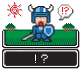 8bit RPG game style (Japanese Language) sticker #7981518
