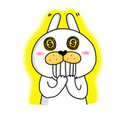 I'm cutie rabbit than dogs sticker #7981605