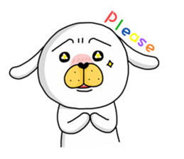 I'm cutie rabbit than dogs sticker #7981611