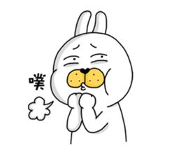 I'm cutie rabbit than dogs sticker #7981619
