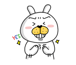 I'm cutie rabbit than dogs sticker #7981622