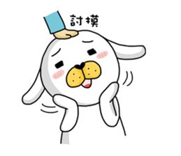 I'm cutie rabbit than dogs sticker #7981634