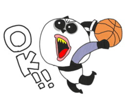 Panda's Basketball2 sticker #7982009
