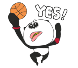 Panda's Basketball2 sticker #7982011