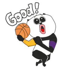 Panda's Basketball2 sticker #7982016
